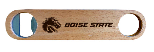 Boise State Broncos NCAA Elegant Laser-Etched Wooden Bottle Opener - Collegiate Bar Accessory