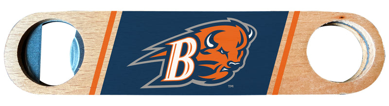 Bucknell University Bison Officially Licensed Wooden Bottle Opener with Full Color Design