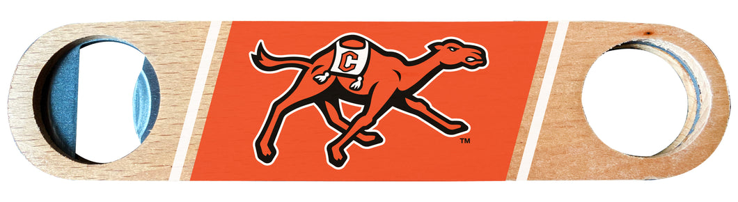 Campbell University Fighting Camels Officially Licensed Wooden Bottle Opener with Full Color Design Single