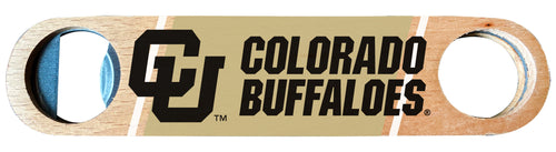 Colorado Buffaloes Officially Licensed Wooden Bottle Opener with Full Color Design Single