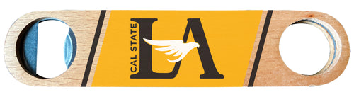 California State University Los Angeles Officially Licensed Wooden Bottle Opener with Full Color Design Single
