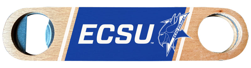 Elizabeth City State University Officially Licensed Wooden Bottle Opener with Full Color Design Single