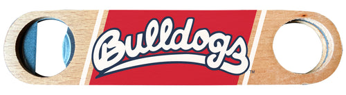 Fresno State Bulldogs Officially Licensed Wooden Bottle Opener with Full Color Design Single
