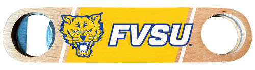Fort Valley State University Officially Licensed Wooden Bottle Opener with Full Color Design Single