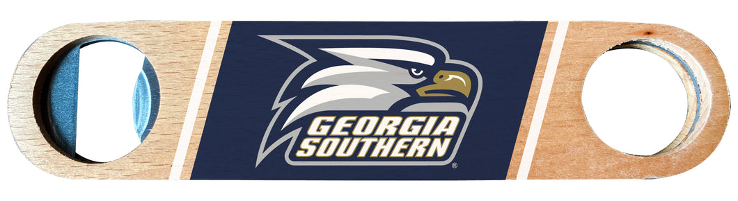 Georgia Southern Eagles Officially Licensed Wooden Bottle Opener with Full Color Design Single