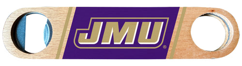 James Madison Dukes Officially Licensed Wooden Bottle Opener with Full Color Design Single