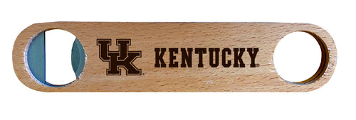 Kentucky Wildcats NCAA Elegant Laser-Etched Wooden Bottle Opener - Collegiate Bar Accessory