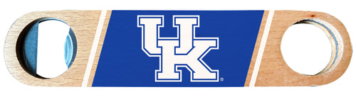 Kentucky Wildcats Officially Licensed Wooden Bottle Opener with Full Color Design Single