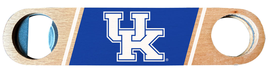Kentucky Wildcats Officially Licensed Wooden Bottle Opener with Full Color Design Single