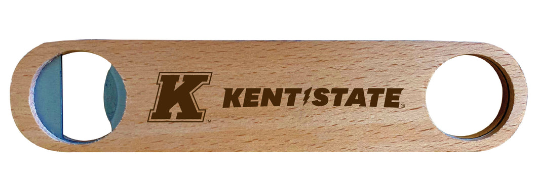 Kent State University Engraved Wooden Bottle Opener Officially Licensed Collegiate Product Single
