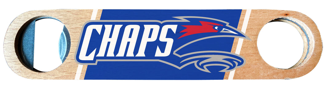 Lubbock Christian University Chaparral Officially Licensed Wooden Bottle Opener with Full Color Design Single