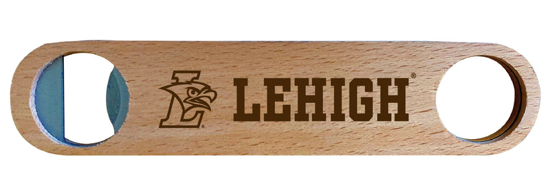 Lehigh University Mountain Hawks Engraved Wooden Bottle Opener Officially Licensed Collegiate Product Single
