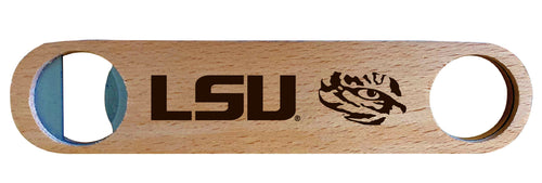 LSU Tigers Engraved Wooden Bottle Opener Officially Licensed Collegiate Product NO
