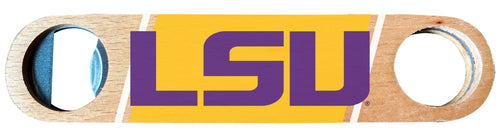 LSU Tigers Officially Licensed Wooden Bottle Opener with Full Color Design Single