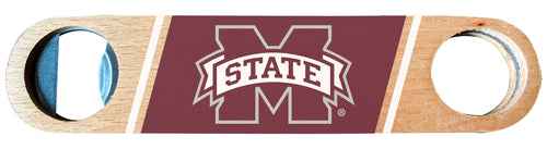 Mississippi State Bulldogs Officially Licensed Wooden Bottle Opener with Full Color Design Single