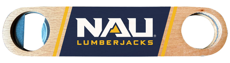 Northern Arizona University Officially Licensed Wooden Bottle Opener with Full Color Design Single