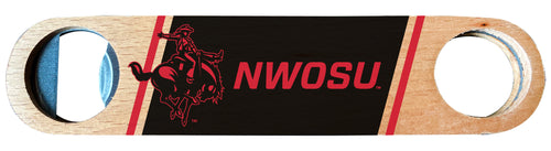 Northwestern Oklahoma State University Officially Licensed Wooden Bottle Opener with Full Color Design Single