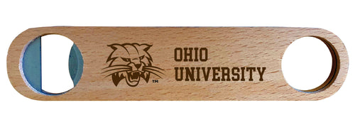 Ohio University Engraved Wooden Bottle Opener Officially Licensed Collegiate Product Single
