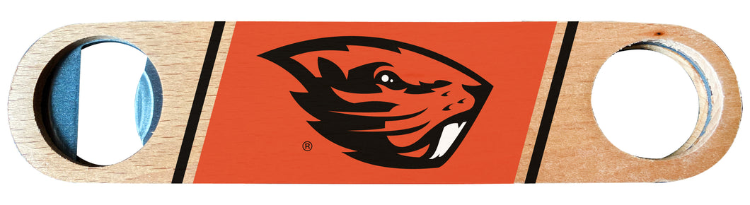 Oregon State Beavers Officially Licensed Wooden Bottle Opener with Full Color Design Single