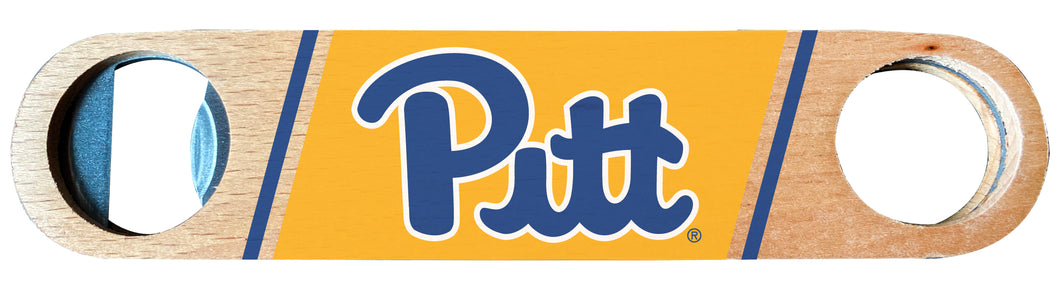 Pittsburgh Panthers Officially Licensed Wooden Bottle Opener with Full Color Design Single