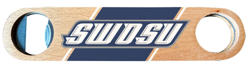 Southwestern Oklahoma State University Officially Licensed Wooden Bottle Opener with Full Color Design Single