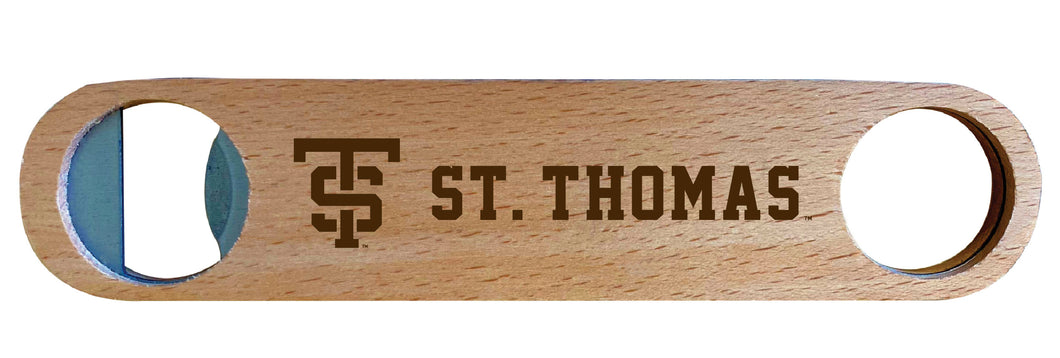 University of St. Thomas Engraved Wooden Bottle Opener Officially Licensed Collegiate Product Single
