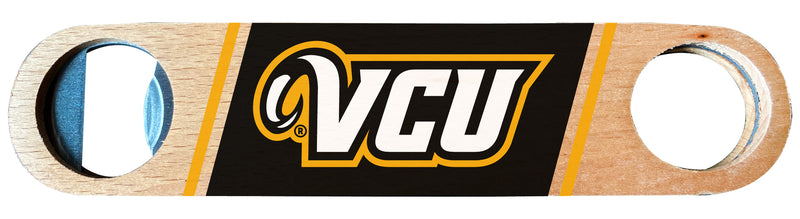 Virginia Commonwealth Officially Licensed Wooden Bottle Opener with Full Color Design Single