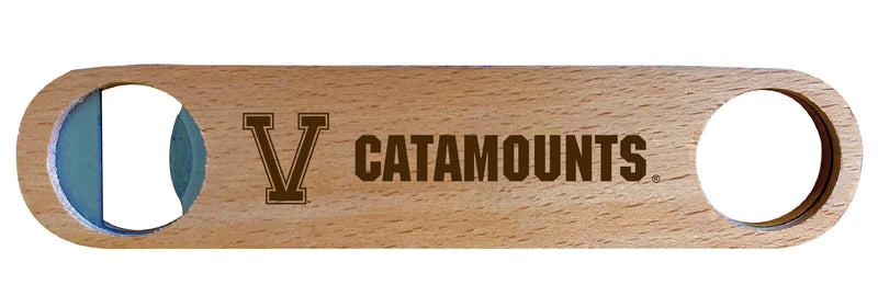 Vermont Catamounts Engraved Wooden Bottle Opener Officially Licensed Collegiate Product NO