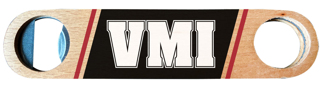 VMI Keydets Officially Licensed Wooden Bottle Opener with Full Color Design Single