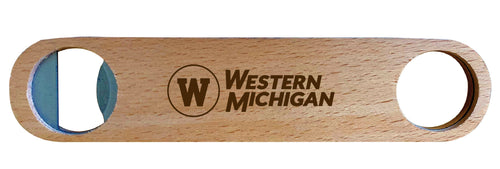 Western Michigan University Engraved Wooden Bottle Opener Officially Licensed Collegiate Product 2-Pack
