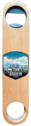 Anaheim California Design A Souvenir Wooden Bottle Opener 4-Pack