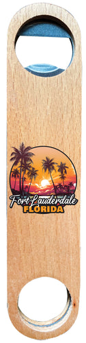 Fort Lauderdale Florida Design A Souvenir Wooden Bottle Opener 2-Pack