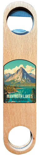 Mammoth Lakes California Design A Souvenir Wooden Bottle Opener 4-Pack