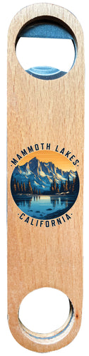 Mammoth Lakes California Design B Souvenir Wooden Bottle Opener Single