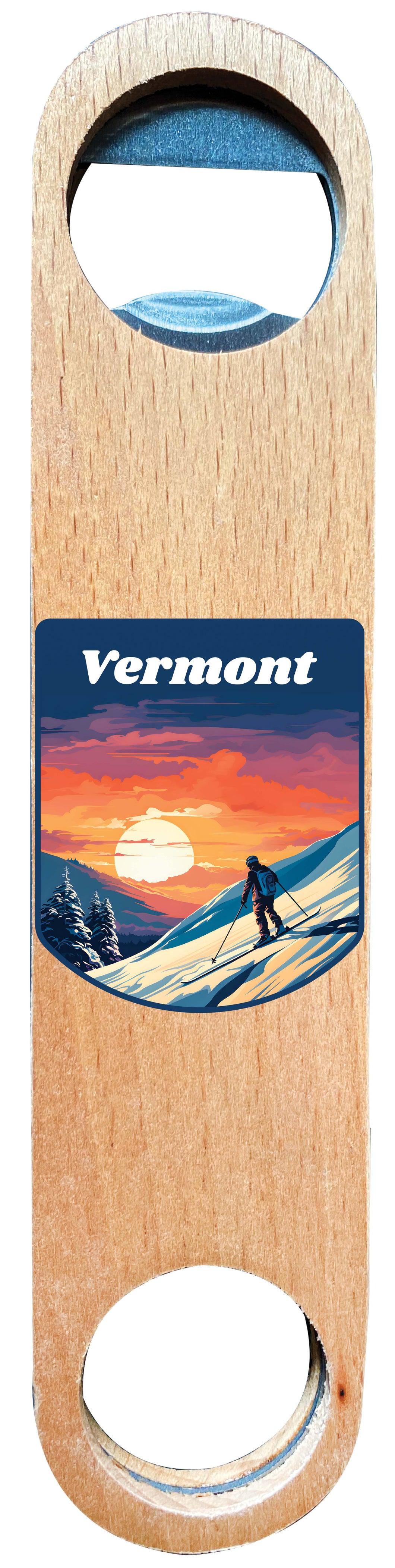 Vermont Design B Souvenir Wooden Bottle Opener 2-Pack