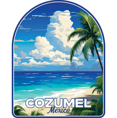 Cozumel Mexico Design C Souvenir Die Cut Flat Magnet 2-Inch