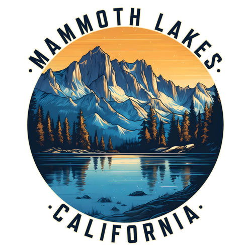 Mammoth Lakes California Design B Souvenir Die Cut Flat Magnet 2-Inch
