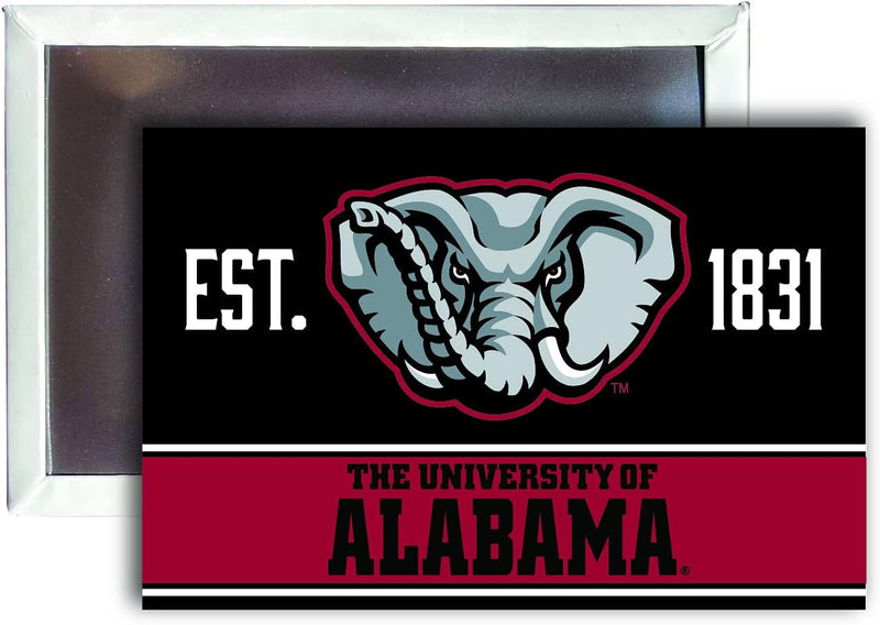 Alabama Crimson Tide  2x3-Inch NCAA Vibrant Collegiate Fridge Magnet - Multi-Surface Team Pride Accessory Single Unit