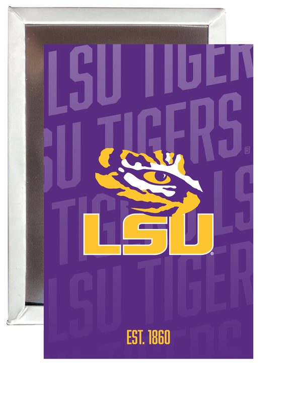 LSU Tigers 2x3" Fridge Magnet - Officially Licensed Collegiate Product 2-Pack