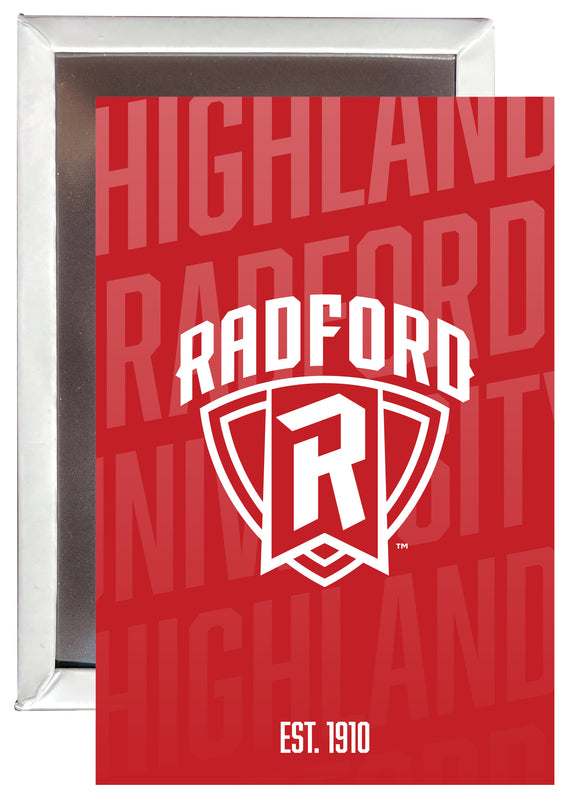 Radford University Highlanders 2x3" Fridge Magnet - Officially Licensed Collegiate Product 2-Pack