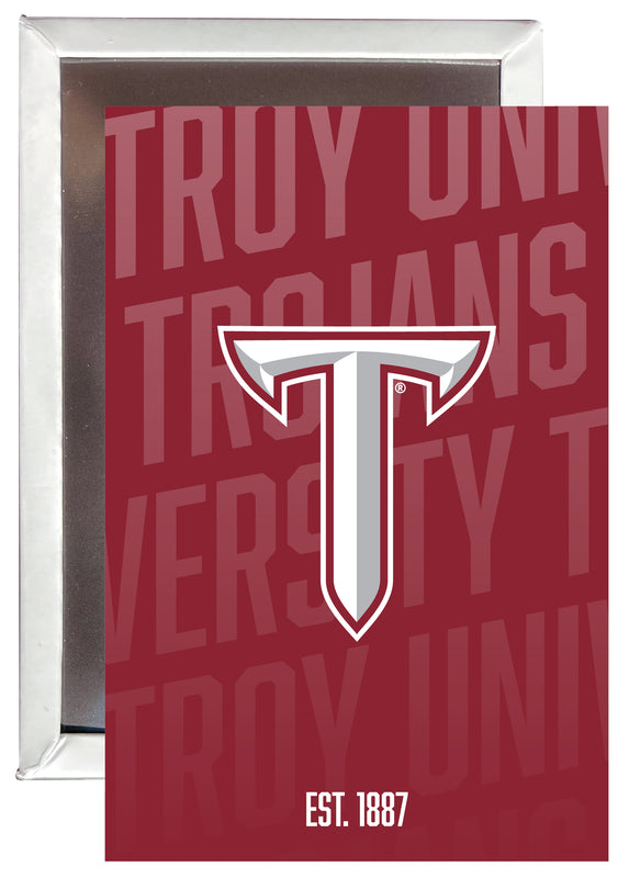 Troy University 2x3" Fridge Magnet - Officially Licensed Collegiate Product 2-Pack