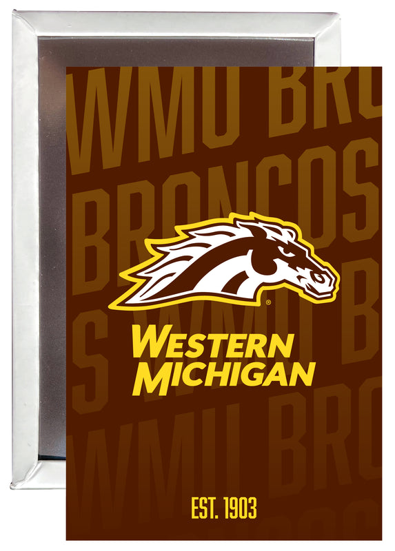 Western Michigan University 2x3" Fridge Magnet - Officially Licensed Collegiate Product 2-Pack