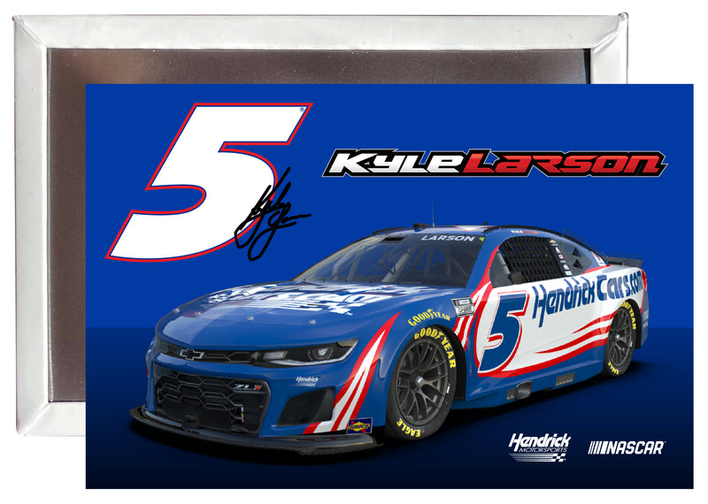 Kyle Larson - Hendricks Cars.com #5 Nascar Offic. Lic. 2x3-Inch Fridge Magnet