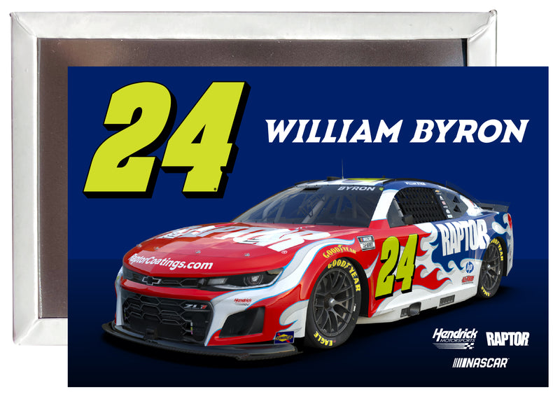 William Byron #24 Nascar Offic. Licensed 2x3-Inch Fridge Magnet 