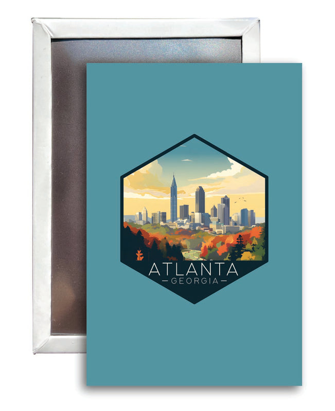 Atlanta Georgia Souvenir 2x3-Inch Fridge Magnet 