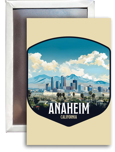 Anaheim California Design A Souvenir 2x3-Inch Fridge Magnet Single
