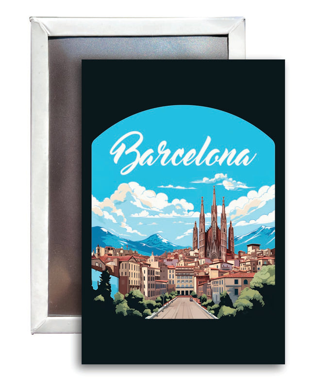 Barcelona Spain Souvenir 2x3-Inch Fridge Magnet 