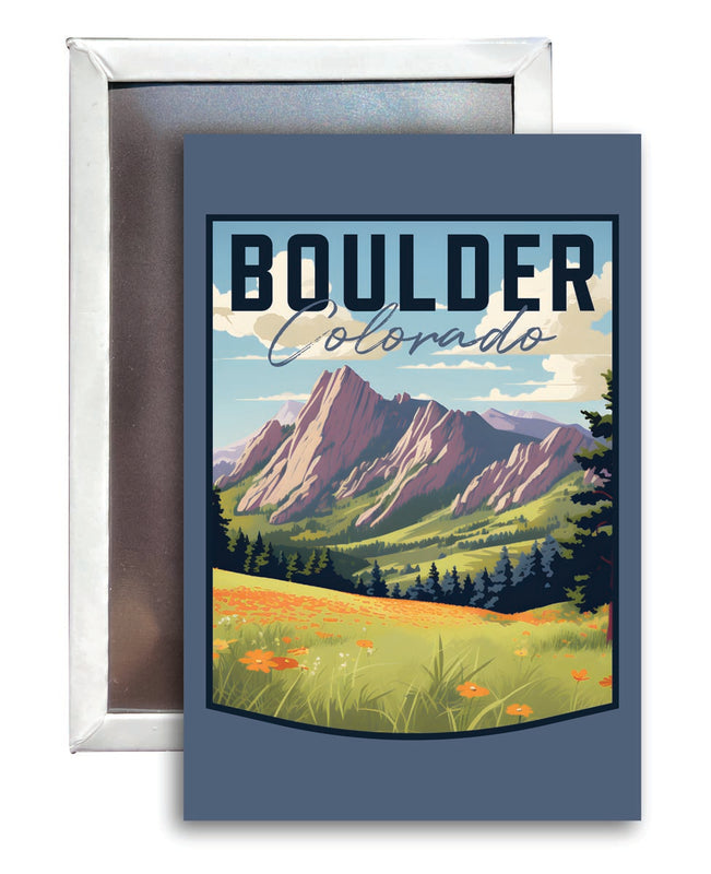 Boulder Colorado Souvenir 2x3-Inch Fridge Magnet 