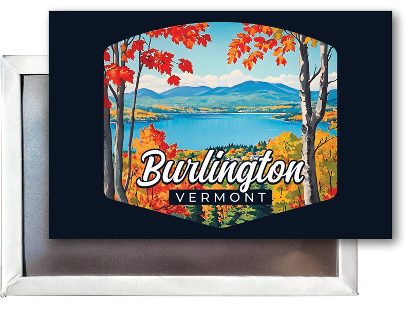 Burlington Vermont Souvenir 2x3-Inch Fridge Magnet 
