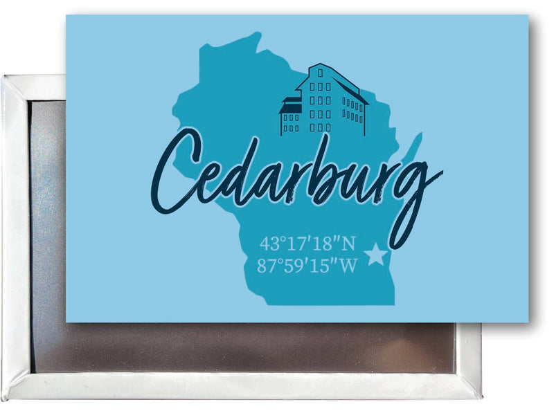 Cedarburg Wisconsin Souvenir 2x3-Inch Fridge Magnet 